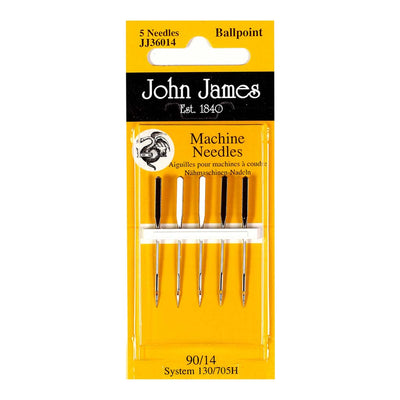 John James machine needle 5pack - ballpoint