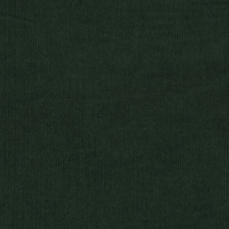 A plain bottle green needlecord corduroy fabric