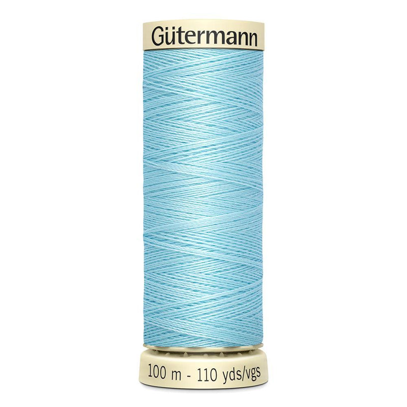 100m light blue gutermann sew all thread