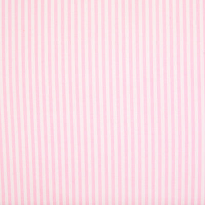 Candy Stripe Polycotton - Pink & White