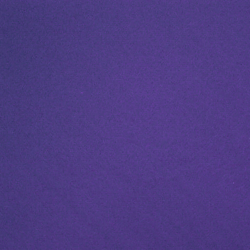 A flat sample of purple acrylic felt