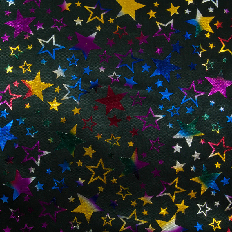 Shiny Multicoloured Stars Net