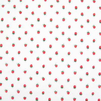 Mini Strawberries - Polycotton Fabric