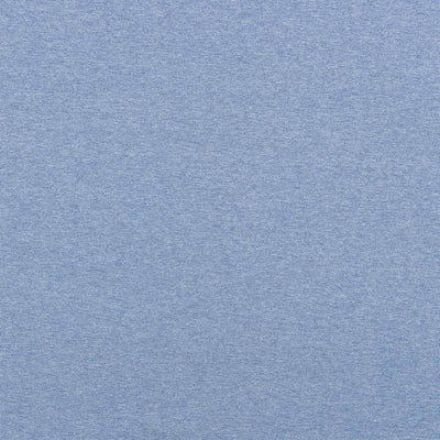 A plain french terry jersey fabric in blue melange