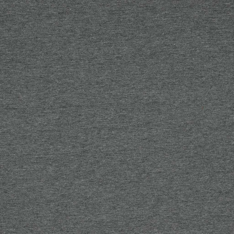 A grey melange single cotton jersey fabric