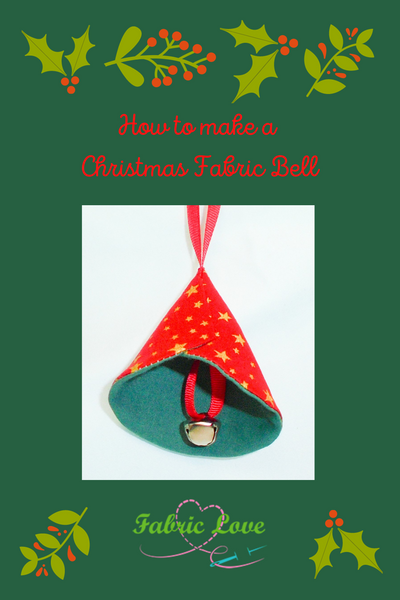 How to make Fabric Christmas Bells