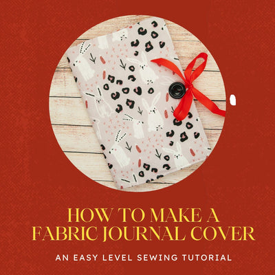How to Make a Fabric Journal Cover