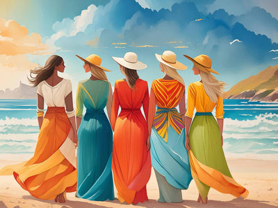 Summer dress fabric