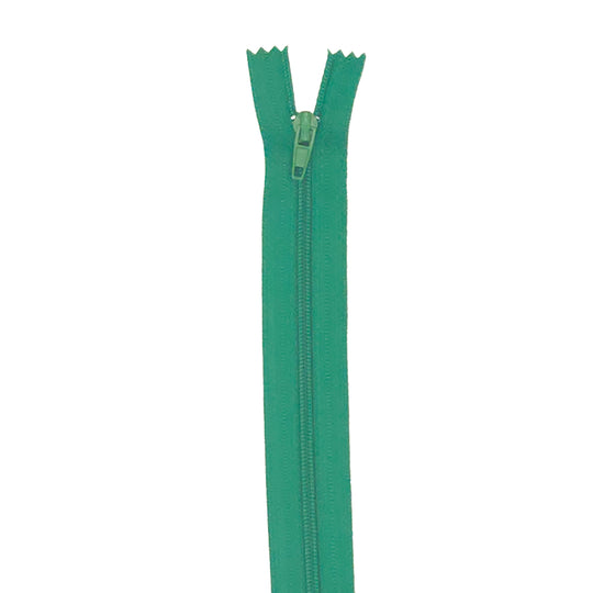 No 3 Closed End Nylon Zip - Forest Green