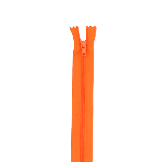 No 3 Closed End Nylon Zip - Orange