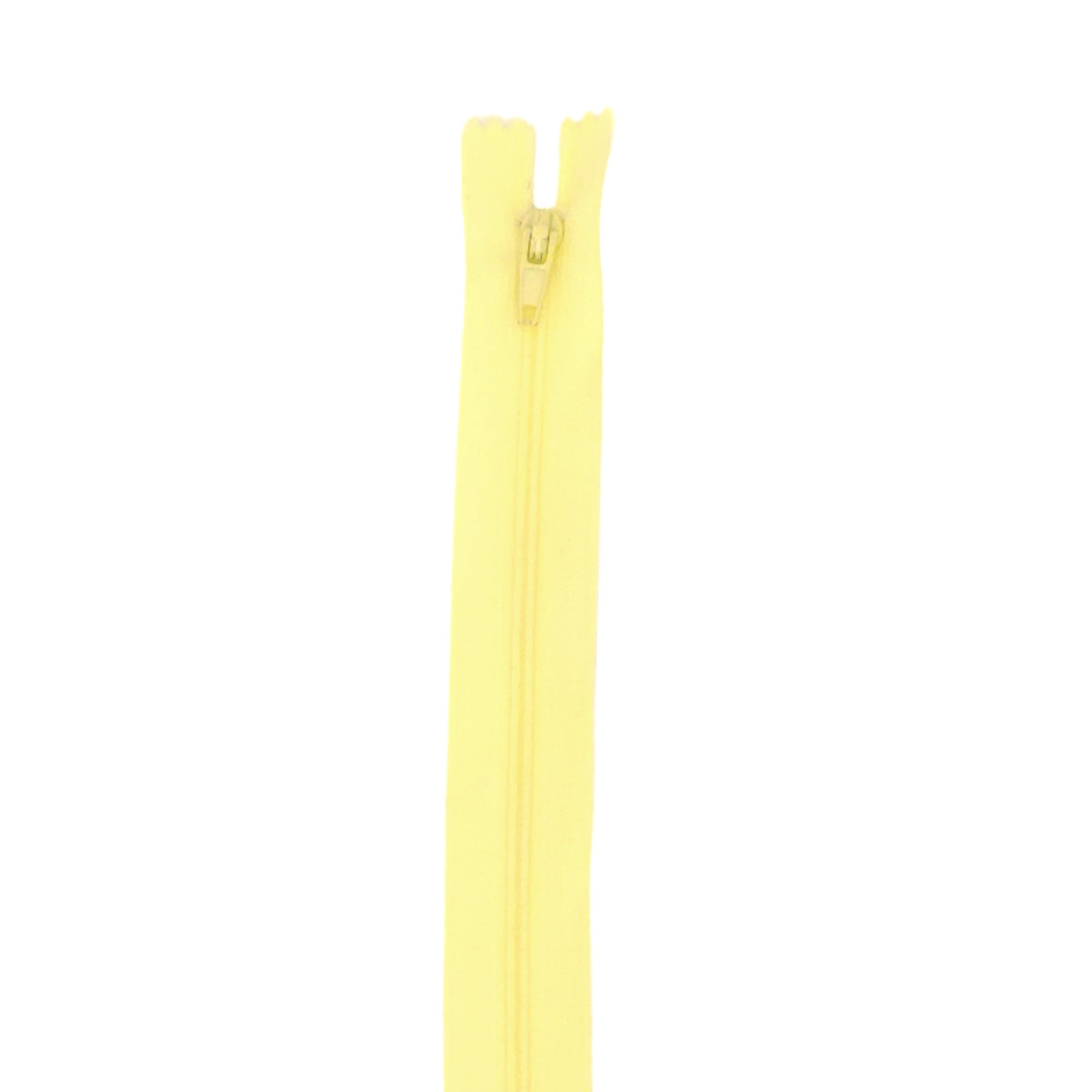 No 3 Closed End Nylon Zip - Lemon Yellow