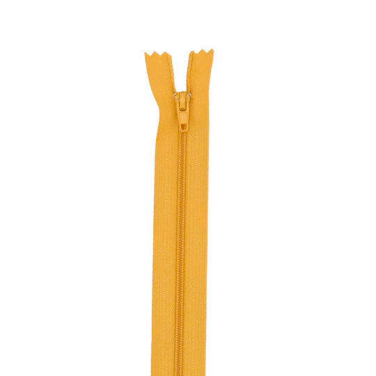 No 3 Closed End Nylon Zip - Mustard