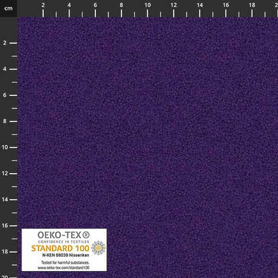 Stof Brighton cotton blender quilting fabric in lilac with a ruler