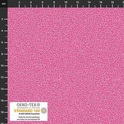 Stof Brighton cotton blender quilting fabric in orchid with a ruler