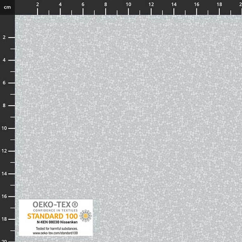 Stof Brighton - Quilting Cotton Blender - Silver Grey