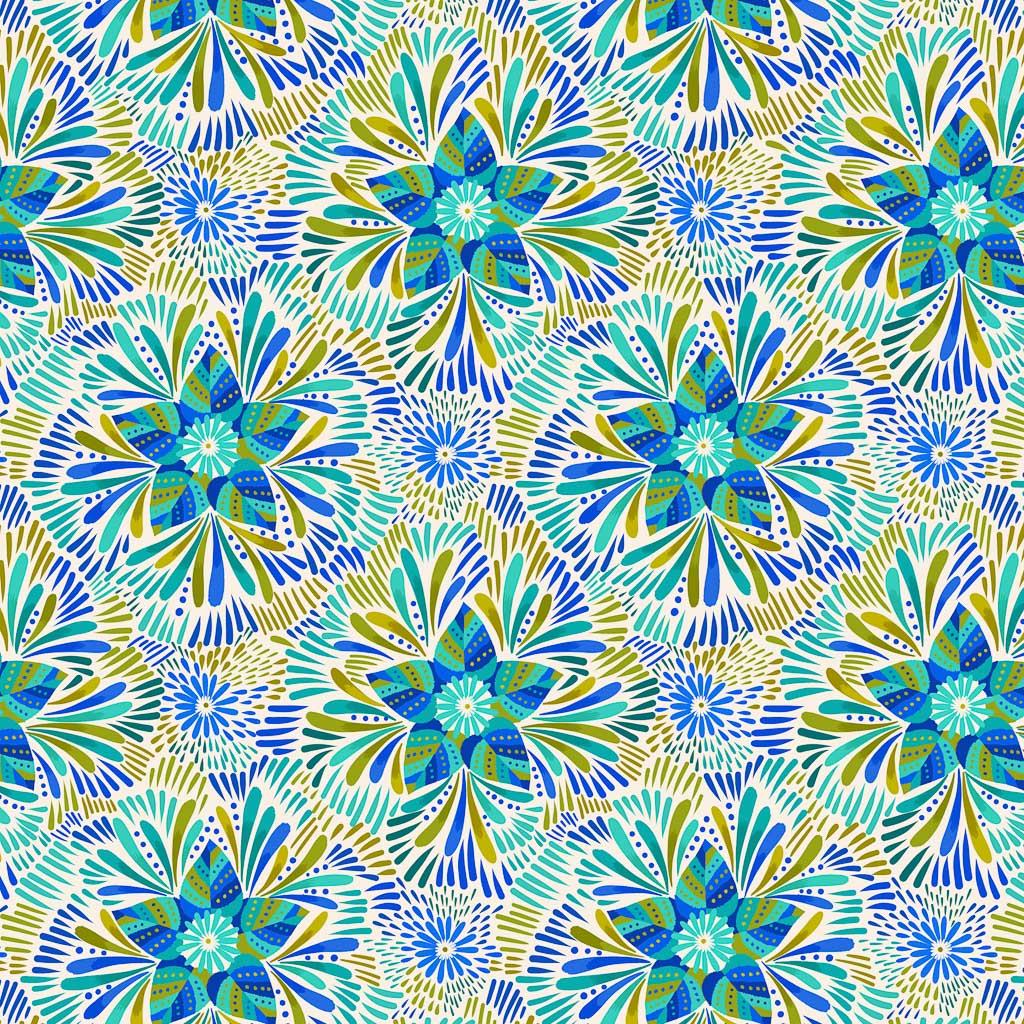 ax-blue-green-floral-on-cream-bahia-by-lewis-irene-fabric-love