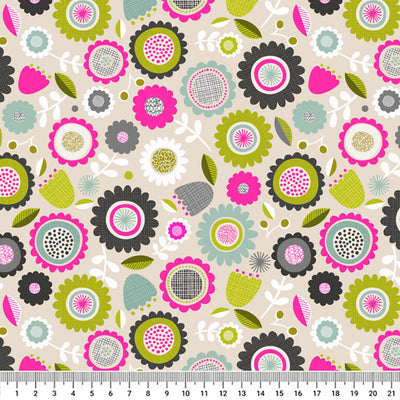 Fat Quarter Bundle - Inflorescence by Lewis & Irene - Green