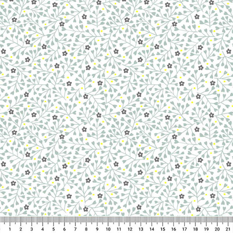 Fat Quarter Bundle - Inflorescence by Lewis & Irene - Yellow