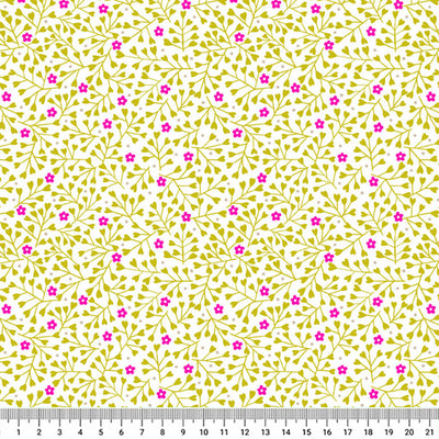 Fat Quarter Bundle - Inflorescence by Lewis & Irene - Green