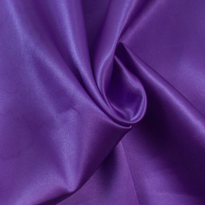 Deep purple budget satin fabric
