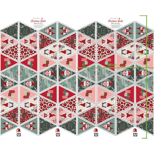 Gonks bunting panel