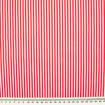 Red and white candy stripe fabric