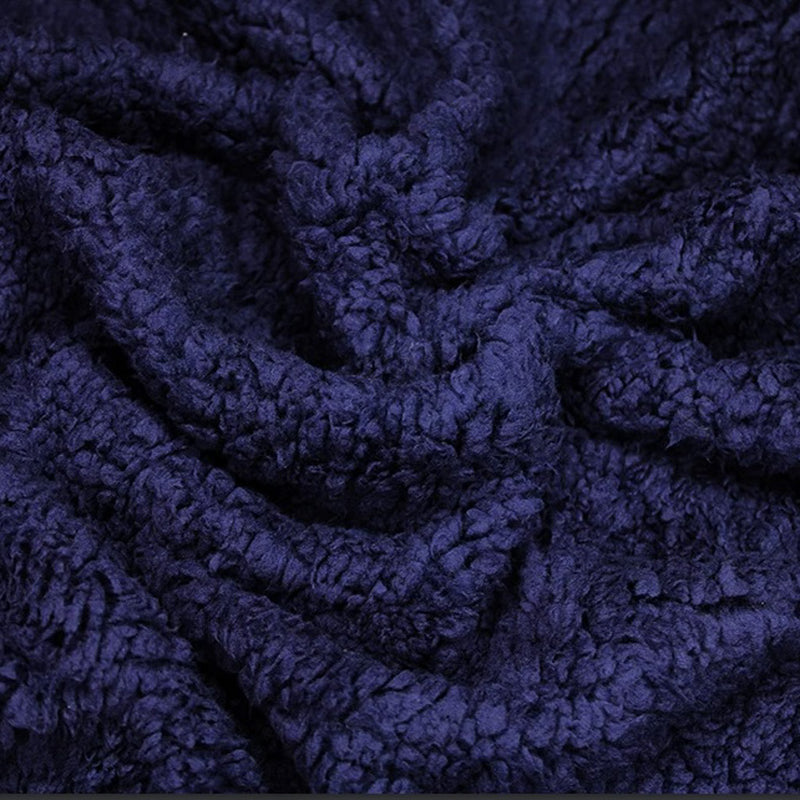 Super soft cuddle fleece in navy