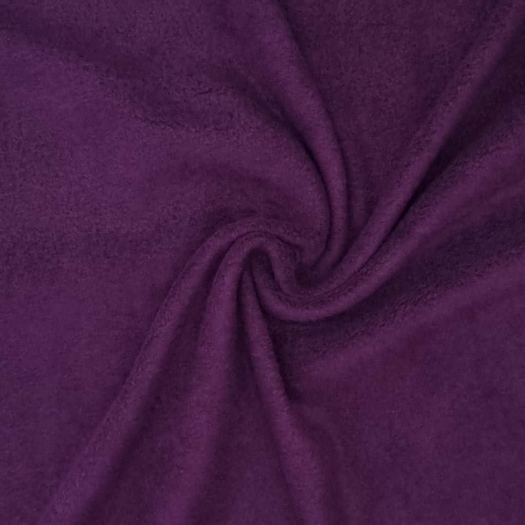 Fleece side of purple alpine fleece