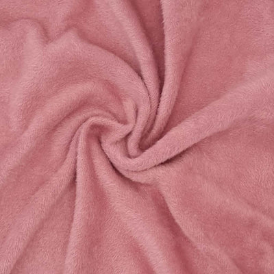 Rose coloured soft sweat fleece