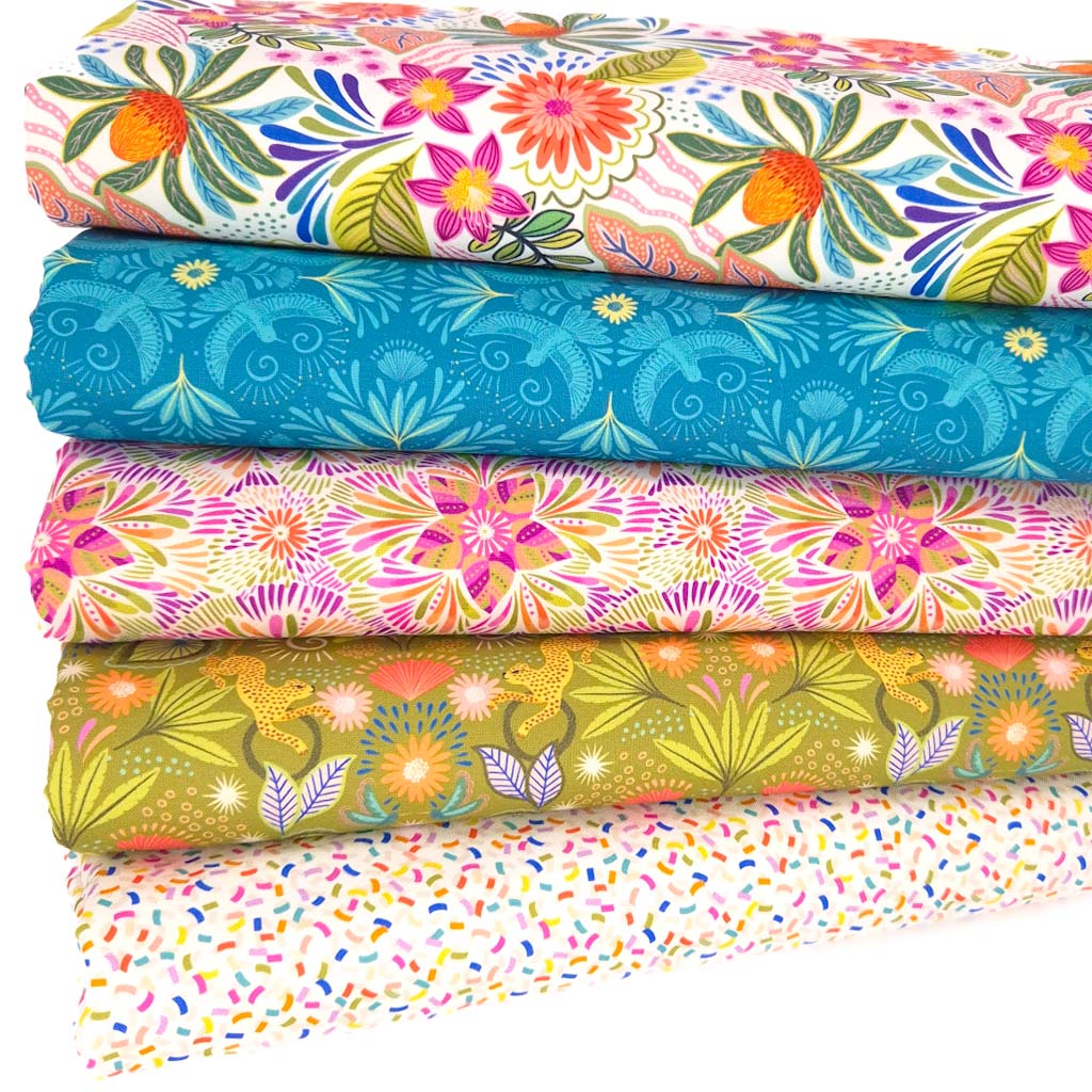 Fat Quarter Bundle - Bahia by Lewis & Irene - Light – Fabric Love