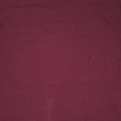 Wine coloured viscose knitted jersey fabric