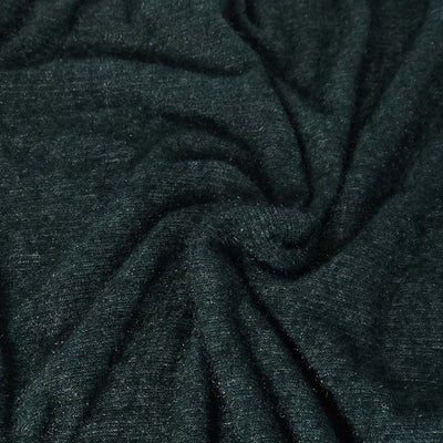 Close-up of dark green fabric with visible texture