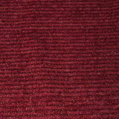 Close-up of a textured red fabric swatch