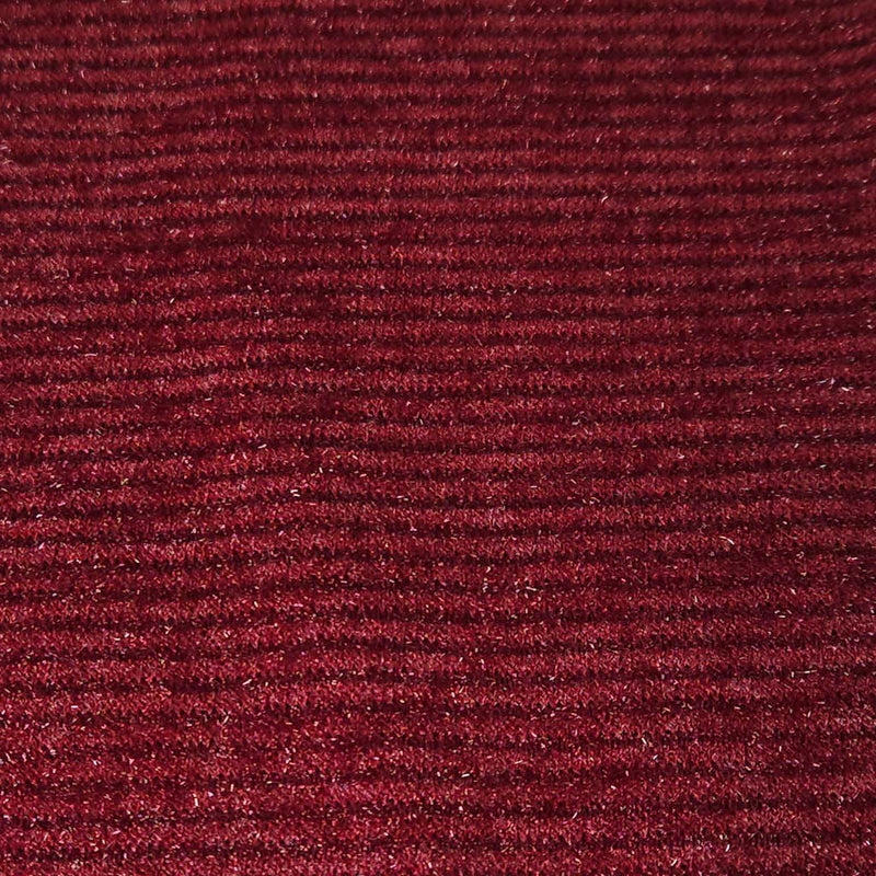 Close-up of a textured red fabric swatch