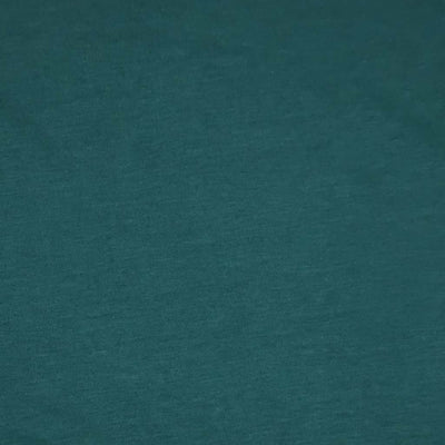 Petrol coloured viscose jersey fabric