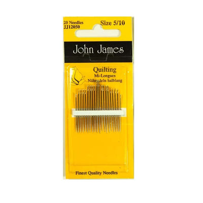 John James quilting needles size 5/10