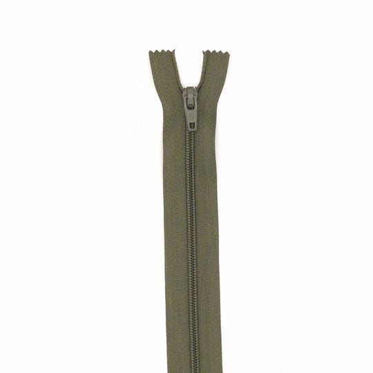 No 3 khaki zip
