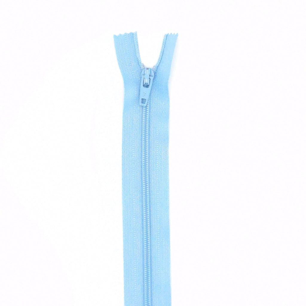 No 3 pale blue zip