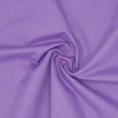 A plain violet coloured polycotton fabric