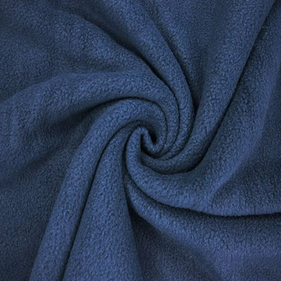 Polar fleece fabric in navy