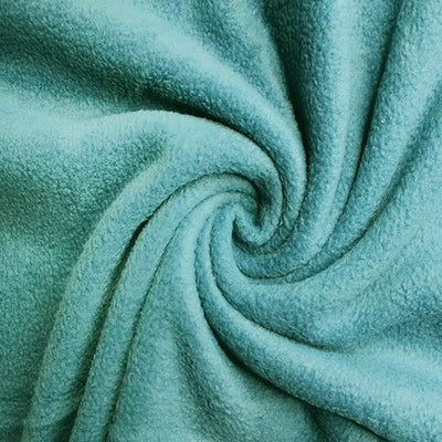 Polar fleece fabric in teal