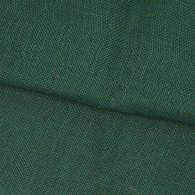 Up close bottle green hessian