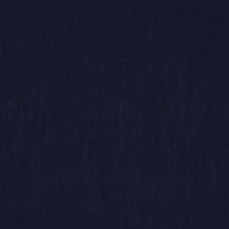 Navy coloured pure linen fabric