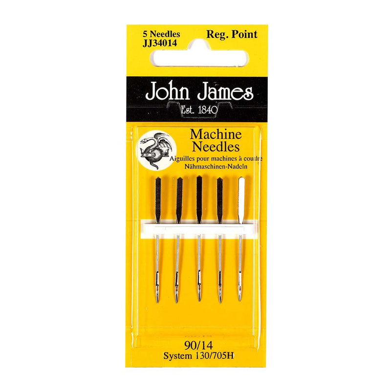 John James Sewing Machine Needles - Regular Point Needle