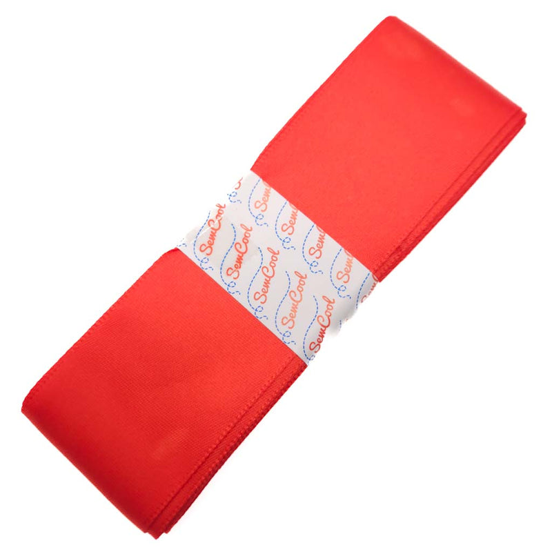 Red satin ribbon 38mm wide