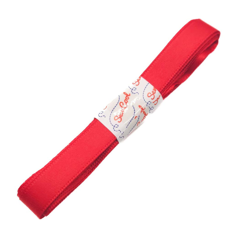 10mm red satin ribbon
