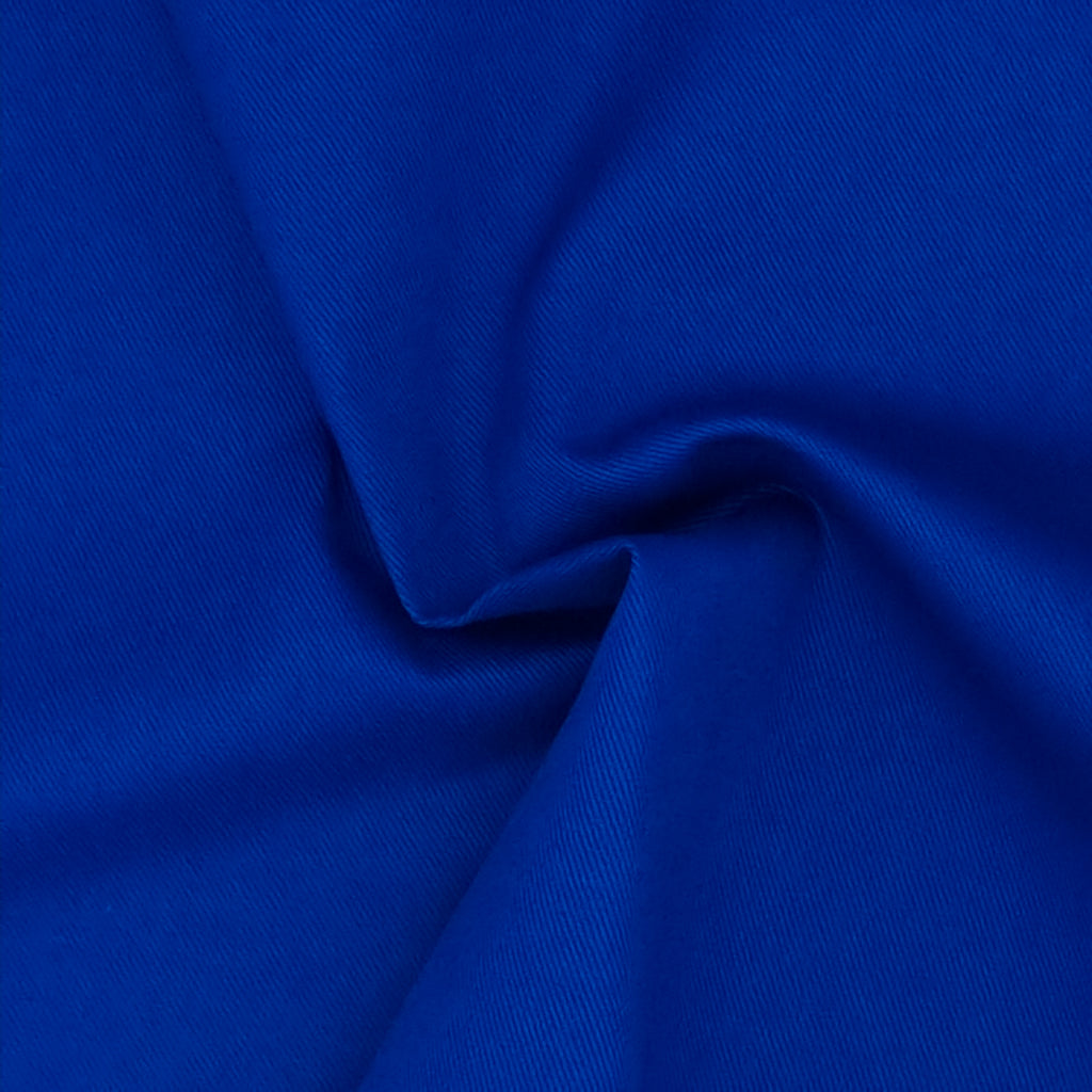 Plain 100 Cotton Drill Fabric Royal Blue Fabric Love