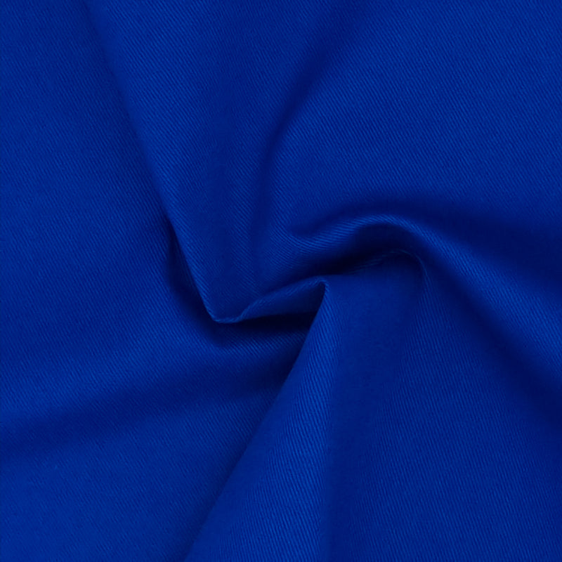 Plain 100% Cotton Drill Fabric - Royal Blue