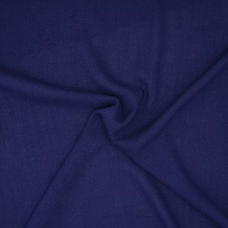 A navy soft slub viscose linen fabric