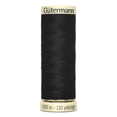 Gutermann Thread - Sew All - 100 Metres - Black/White
